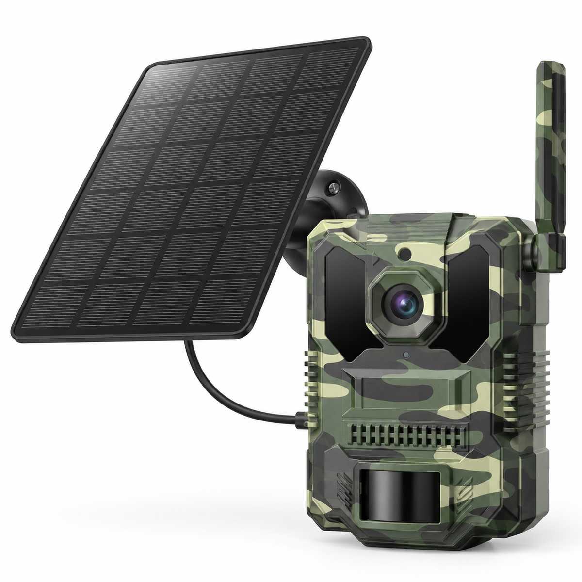 Caméra de chasse Avec 4G solaire 2.7K, SIM | Sentinelle