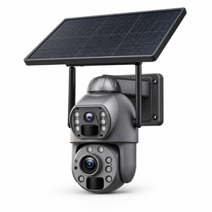 Caméra de chasse 4G solaire, zoom optique 36X Avec vision nocturne 100 m | Longue-Vue 36X